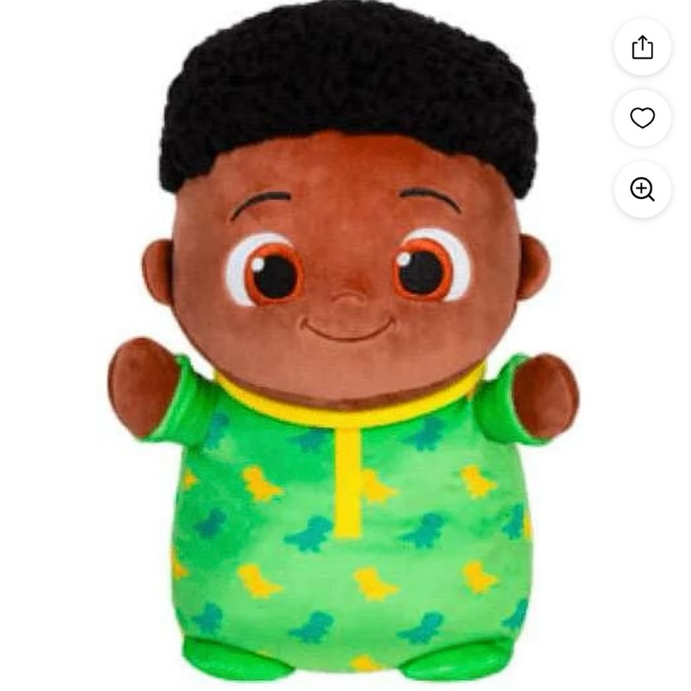 NWT. SQUISHMALLOWS HugMees CoComelon Cody 11” Plush
